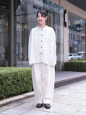 「prit（プリット）のアイテム」を使った、Domingo officeさん（レディース・157cm）の秋コーディネート