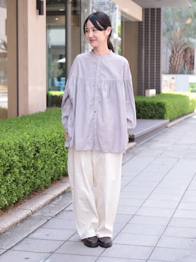 「prit（プリット）のアイテム」を使った、Domingo officeさん（レディース・157cm）の夏コーディネート