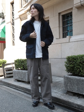 「OMNIGOD（オムニゴッド）のアイテム」を使った、Domingo officeさん（メンズ・176cm）の秋コーディネート
