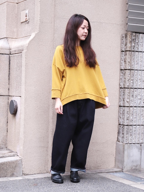 Brocante / ブロカント] 12ozリングデニム アンプリッセパンツ