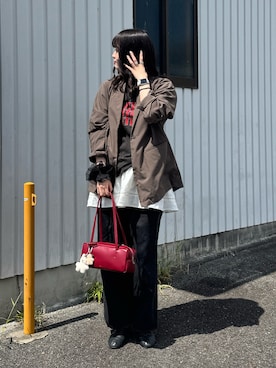 「アイテム（テーラードジャケット）」を使った、shizukü    さん（レディース・173cm）の秋コーディネート