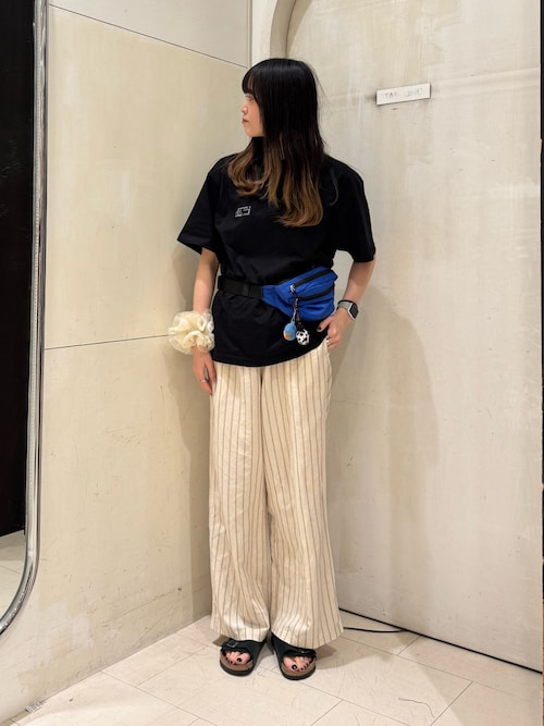 「BIRKENSTOCK(ビルケンシュトック)のZurich Suede【レギュラー幅】ユニセックス(サンダル)」を使った、shizukü さん(レディース・173cm)の夏コーディネート