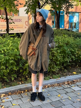 「アイテム（レッグウェア）」を使った、shizukü    さん（レディース・173cm・20代）の秋コーディネート