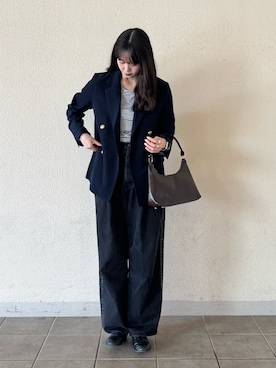 「アイテム（バレエシューズ）」を使った、shizukü    さん（レディース・173cm）の秋コーディネート