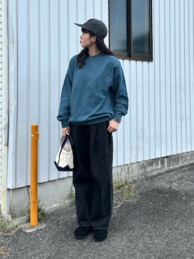 「アイテム（帽子）」を使った、shizukü    さん（レディース・173cm）の秋コーディネート