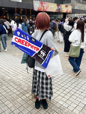 「RUUBON（ルーボン）のアイテム（スウェット）」を使った、shizukü    さん（レディース・173cm）の春コーディネート