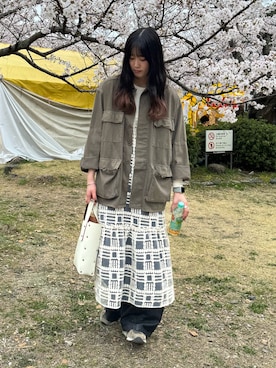 「Omekashi（オメカシ）のアイテム」を使った、shizukü    さん（レディース・173cm）の春コーディネート