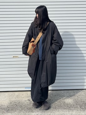 「アイテム（モッズコート）」を使った、shizukü    さん（レディース・173cm）の秋コーディネート