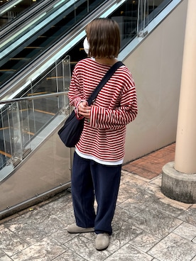 「BIRKENSTOCK（ビルケンシュトック）のBIRKENSTOCK | BOSTON SFB VL BEIGE MEN（サンダル）」を使った、shizukü    さん（レディース・173cm）の夏コーディネート