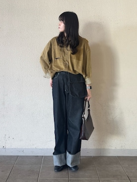 「アイテム（バレエシューズ）」を使った、shizukü    さん（レディース・173cm）の秋コーディネート