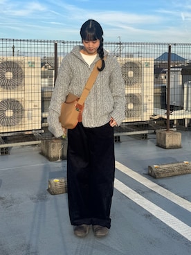 「UNDERSTATEMENTs（アンダーステイトメント）のアイテム」を使った、shizukü    さん（レディース・173cm）の冬コーディネート