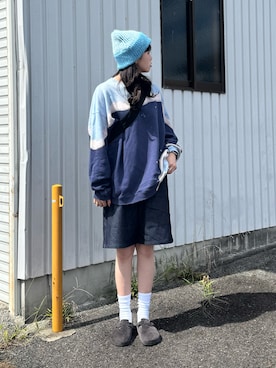 「アイテム（ソックス/靴下）」を使った、shizukü    さん（レディース・173cm）の秋コーディネート