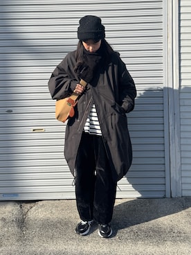 「OUTIL（ウティ）のアイテム」を使った、shizukü    さん（レディース・173cm）の冬コーディネート