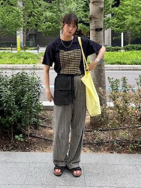 「アイテム（アクセサリー）」を使った、shizukü    さん（レディース・173cm・20代）の夏コーディネート