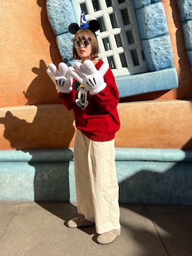 「BIRKENSTOCK（ビルケンシュトック）のBIRKENSTOCK | BOSTON SFB VL BEIGE MEN（サンダル）」を使った、shizukü    さん（レディース・173cm）の冬コーディネート