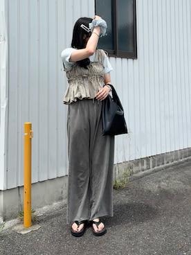 「アイテム（ハンドバッグ）」を使った、shizukü    さん（レディース・173cm・20代）の夏コーディネート