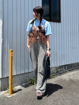 「アイテム（ハンドバッグ）」を使った、shizukü    さん（レディース・173cm・20代）の夏コーディネート