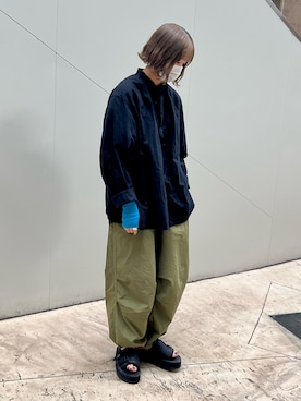 「suicoke（スイコック）のアイテム」を使った、shizukü    さん（レディース・173cm）の夏コーディネート