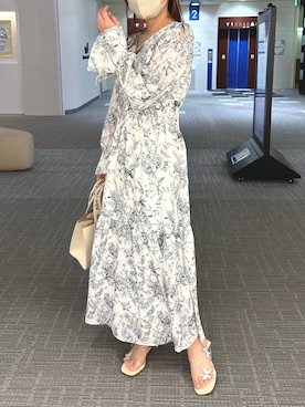 「トワルドジュイ」｜「アイテム（ワンピース/ドレス）」を使った、yukinaさん（レディース・160cm）の春コーディネート