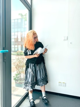 「Samansa Mos2（サマンサ モスモス）のアイテム（シューズ）」を使った、lessmaoさん（レディース・158cm）の春コーディネート