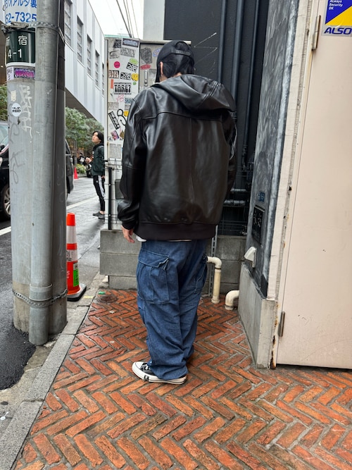 《直営店限定》DENIM EASY CARGO PANTS / デニム イージーカーゴパンツ / AVIREX / アヴィレックス