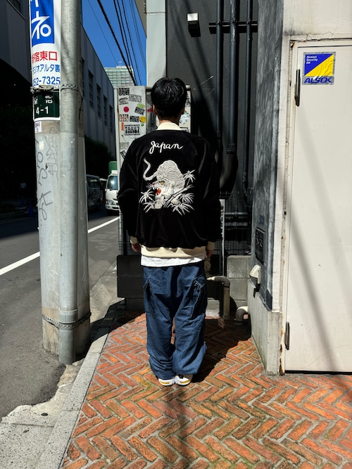 VELVETEEN SKA JACKET WHITE TIGER / ヴェルヴェティーン スカジャケット ホワイトタイガー / AVIREX / アヴィレックス
