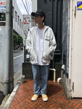 「アイテム（チノパンツ、その他）」を使った、りいちさん（メンズ・168cm）の夏コーディネート