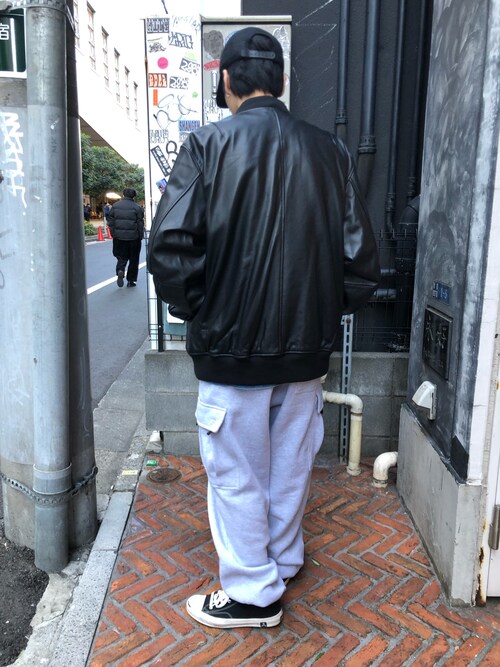 AVIREX（アヴィレックス）の「LEATHER MA-1 / レザー MA-1