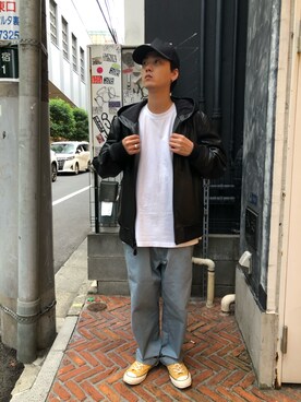 「アイテム（チノパンツ、その他）」を使った、りいちさん（メンズ・168cm）の秋コーディネート