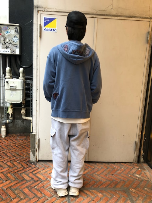 LONG SLEEVE FADE MIAMI PATCH PARKA / 長袖 フェード マイアミ パッチ パーカー / AVIREX / アヴィレックス