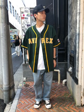 「アイテム（チノパンツ、その他）」を使った、りいちさん（メンズ・168cm）の夏コーディネート