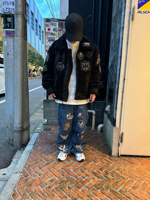 《直営店限定》DENIM EASY CARGO PANTS / デニム イージーカーゴパンツ / AVIREX / アヴィレックス