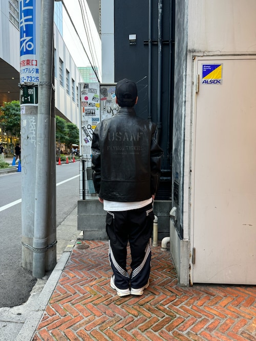 《直営店限定》AGED WAPPEN STAND ZIP RIDERS / エイジド ワッペン スタンドジップ ライダース / AVIREX / アヴィレックス
