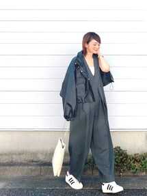 JOURNAL STANDARD トロUネックオールインワン グレー journal standard L'essage（ジャーナルスタンダードレサージュ