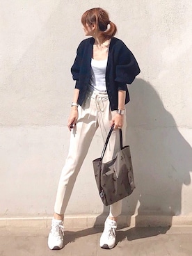 「BARNYARDSTORM（バンヤードストーム）のアイテム」を使った、ＬＵＭＩＥさん（レディース・163cm）の秋コーディネート