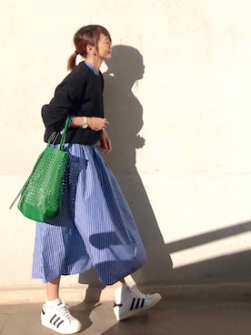 「SLOBE IENA（スローブイエナ）のアイテム（ワンピース）」を使った、ＬＵＭＩＥさん（レディース・163cm）の秋コーディネート