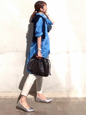 「BARNYARDSTORM（バンヤードストーム）のアイテム」を使った、ＬＵＭＩＥさん（レディース・163cm）の夏コーディネート