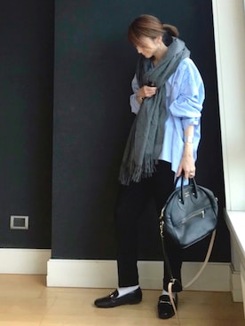「ALLUMER（アリュメール）のアイテム」を使った、ＬＵＭＩＥさん（レディース・163cm）の秋コーディネート
