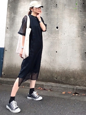 「avecmoi（アヴェクモワ）のアイテム」を使った、ＬＵＭＩＥさん（レディース・163cm）の秋コーディネート