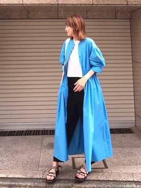 「MK MICHEL KLEIN（エムケーミッシェルクラン）のアイテム」を使った、ＬＵＭＩＥさん（レディース・163cm）の春コーディネート