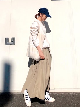 「PULL&BEAR（プルアンドベア）のアイテム」を使った、ＬＵＭＩＥさん（レディース・163cm）の冬コーディネート