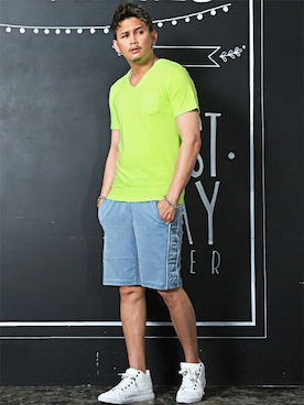 「LUXSTYLE（ラグスタイル）のアイテム」を使った、LUX STYLE staffさん（メンズ・180cm）の秋コーディネート