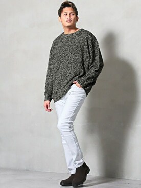 「BIGシルエット」｜LUX STYLE staffさん（メンズ・180cm）の冬コーディネート