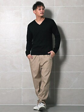 「LUXSTYLE（ラグスタイル）のアイテム」を使った、LUX STYLE staffさん（メンズ・180cm）の冬コーディネート