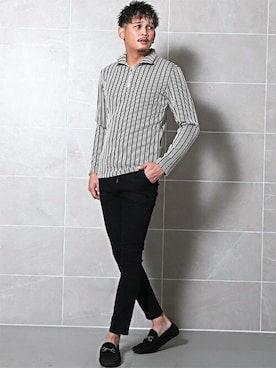 「LUXSTYLE（ラグスタイル）のアイテム」を使った、LUX STYLE staffさん（メンズ・180cm）の冬コーディネート