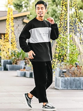 「プリーツ」｜LUX STYLE staffさん（メンズ・171cm）の春コーディネート