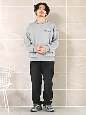 「LUXSTYLE（ラグスタイル）のアイテム」を使った、LUX STYLE staffさん（メンズ・175cm）の春コーディネート