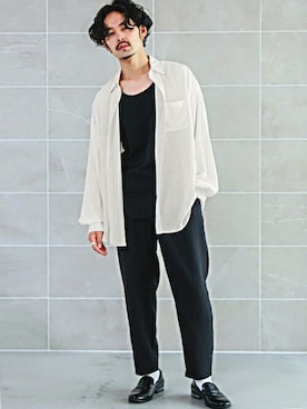 LUX STYLE staffさん（メンズ・175cm）の春コーディネート