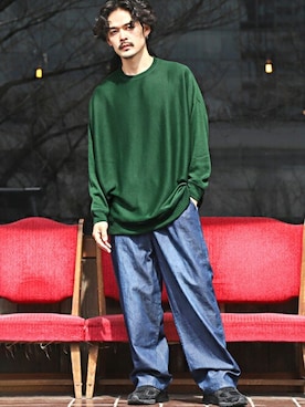 LUX STYLE staffさん(メンズ・175cm)の春コーディネート