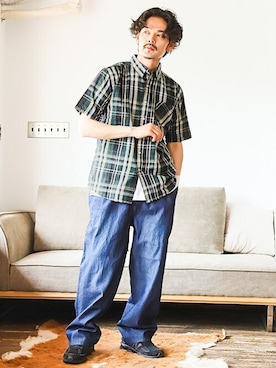 LUX STYLE staffさん（メンズ・175cm）の春コーディネート